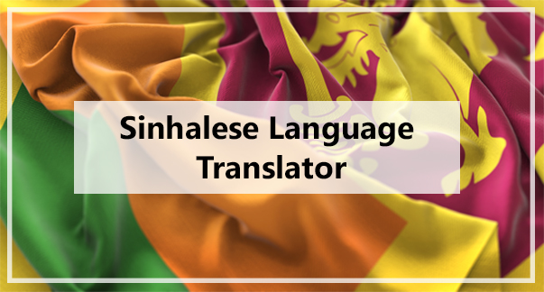 Sinhalese Language Translator